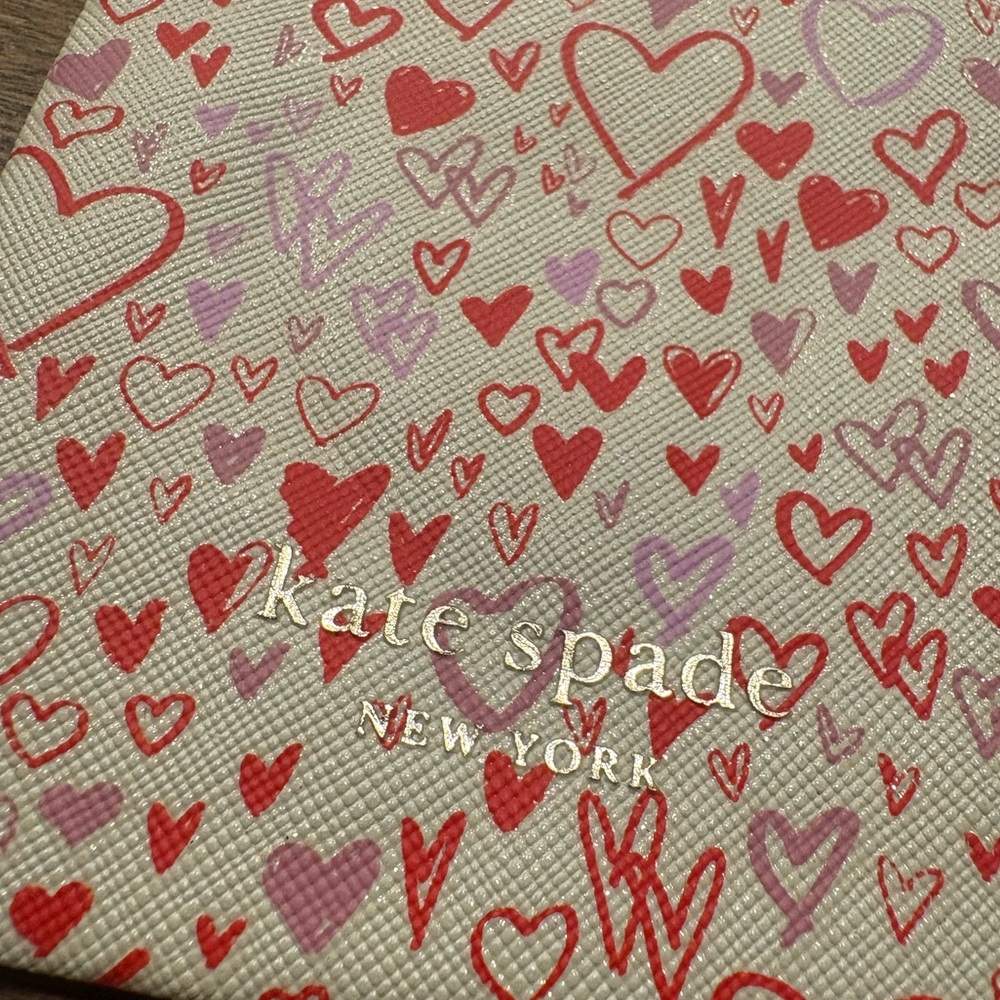 Kate Spade Heart Print Glasses Case, Brand New! - Picture 6 of 6